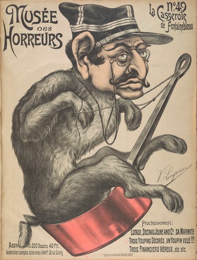 恐怖の博物館 恐怖のギャラリー: アルフレッド・ドレフュス、1900年。 作： Victor Lenepveu