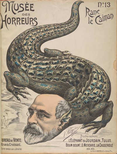 恐怖の博物館 恐怖のギャラリー: アーサー ランク、1899 年。 作： ヴィクトル・レネプヴ