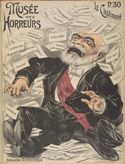 恐怖の博物館 恐怖のギャラリー: エミール・ルベ、1899年。 作： Victor Lenepveu