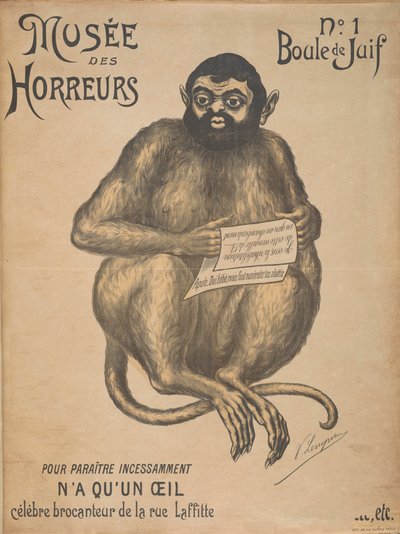 恐怖の博物館 恐怖のギャラリー: ジョセフ・ライナッハ、1899年。 作： Victor Lenepveu