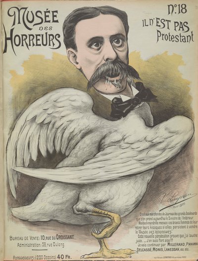恐怖の博物館 恐怖のギャラリー: Ludovic Trarieux、1899 年。 作： Victor Lenepveu
