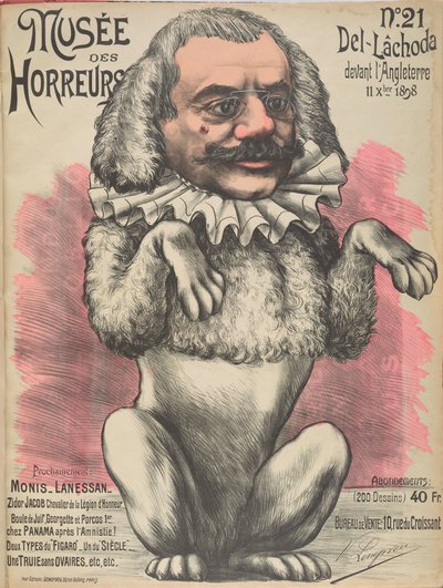 恐怖の博物館 恐怖のギャラリー: テオフィル・デルカス、1899年。 作： Victor Lenepveu