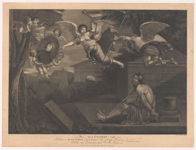 Allegorie op Napoleon I Bonaparte Allégorie relative à Buonaparte Généralissime des Armées Francáisea (title on object)   1380571   ja       japanese Successfully Translated  Original: Rue Transnonain, April 15, 1834 Translat: Rue Transnonain, April 15, 18 作： Victor Marie Picot