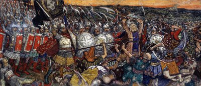 Bataille de Koulikovo - 9月8日のクリコボの戦い 作： Victor Mikhailovich Vasnetsov