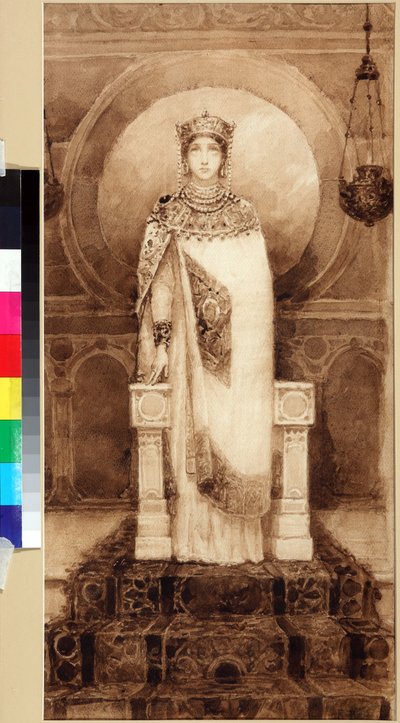 Sainte Helene (Imperialice Romanine, Mere de Constantin I) (verse 247/250 - verse 329/330) - Saint Helena par Viktor Mikhaylovich Vasnetsov (1848-1926) 作： Victor Mikhailovich Vasnetsov