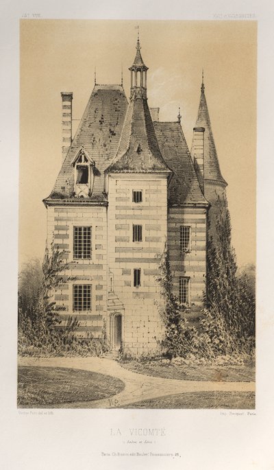 ... Pl 75、LaVicomtéSaôneet Loire、1860。 作： Victor Petit