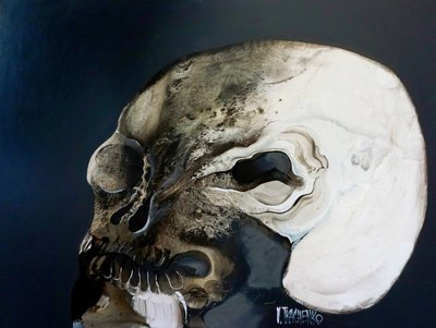 ゴシック・アブストラクト・スカル 作： Victor Tkachenko