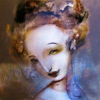 謎めいた女性の微笑み 作： Victor Tkachenko