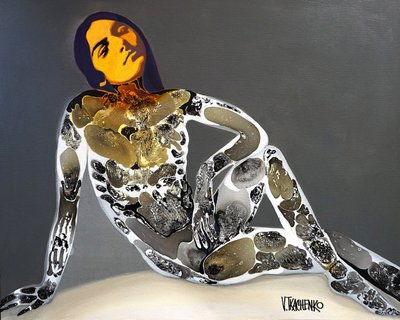 穏やかな抽象的な女性 作： Victor Tkachenko