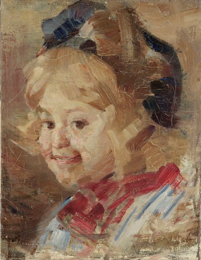 少女の頭部 作： Vidosava Kovačević
