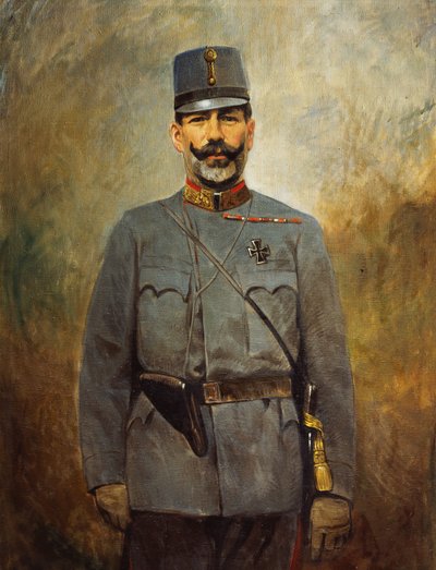 オーストリアのオイゲン大公、1916年頃（キャンバスに油彩） 作： Vienna Nedomansky Studio