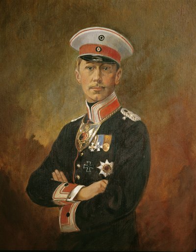 Príncipe Guilherme de Hohenzollern, c.1916 (óleo sobre tela) 作： Vienna Nedomansky Studio