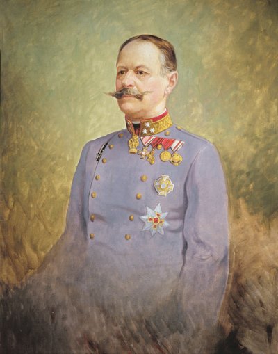 General Alexander Freiherr von Krobatin、1916年頃（キャンバスに油彩） 作： Vienna Nedomansky Studio