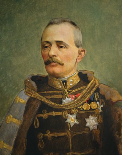 Svetozar Boroevic von Bojna将軍、1916年頃（キャンバスに油彩） 作： Vienna Nedomansky Studio