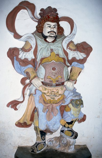 寺院、ティエンムー パゴダ、フエ、ベトナムの守護像 作： Vietnamese School