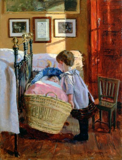 「監視の目」、1889 年 作： Viggo Christian Frederik Vilhelm Pedersen