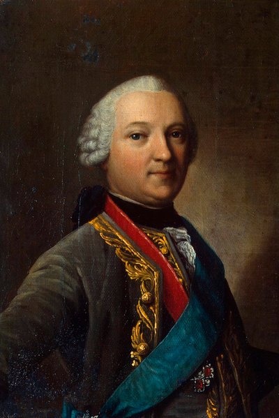 カスパー・フォン・サルダーンの肖像、1711～1786年、18世紀半ば。 作： Vigilius Erichsen