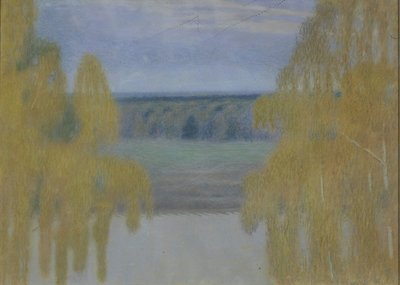 秋、1905 作： Viktor Elpidiforovich Borisov Musatov