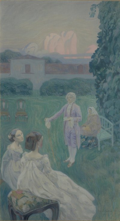 ハーモニー、1900 作： Viktor Elpidiforovich Borisov Musatov
