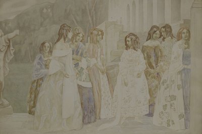 レクイエム、1905 作： Viktor Elpidiforovich Borisov Musatov