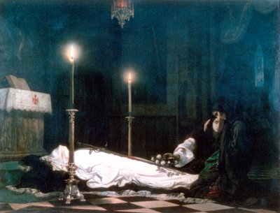 ビールのラズロフニャディ、1859 作： Viktor Madarász