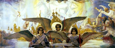 パラディの前、中央部、1885-1896年。 作： Viktor Mikhaylovich Vasnetsov