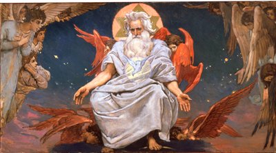 父なる神、1885-1896年。 作： Viktor Mikhaylovich Vasnetsov