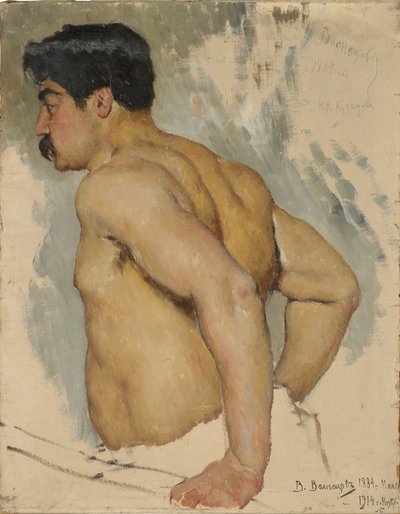 アーティストニコライクズネツォフの肖像1850-1929年、1884年。 作： Viktor Mikhaylovich Vasnetsov