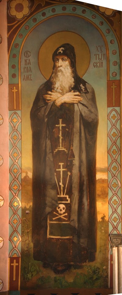 クフティンの聖バラーム、1885-1896 作： Viktor Mikhaylovich Vasnetsov