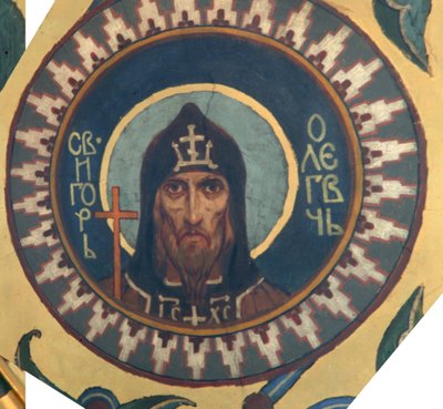 聖グランドプリンスイゴールIIキエフのオルゴビッチ、1885-1896 作： Viktor Mikhaylovich Vasnetsov