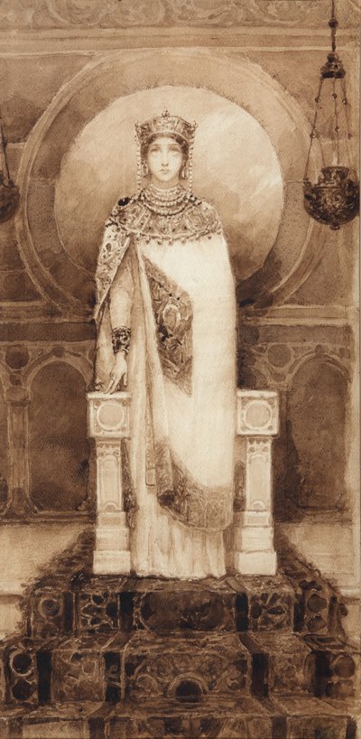 セントヘレナ、1890年代 作： Viktor Mikhaylovich Vasnetsov
