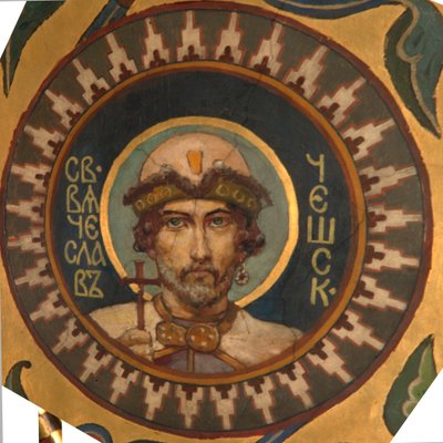 聖ウェンセスラウス1世、ボヘミア公、1885-1896年 作： Viktor Mikhaylovich Vasnetsov