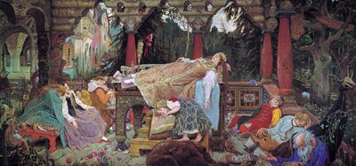 眠れる森の美女、1900〜1926年。 作： Viktor Mikhaylovich Vasnetsov