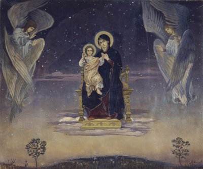 ヴァージン、1901 作： Viktor Mikhaylovich Vasnetsov