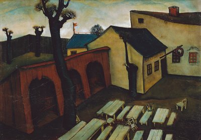 郊外の旅館 作： Viktor Planckh