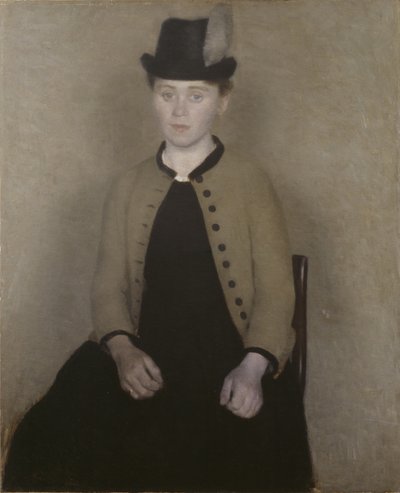 アイダ・イルステッド、後に芸術家の妻 作： Vilhelm Hammershøi