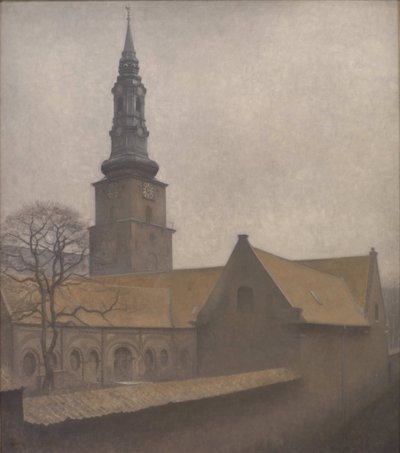 聖ペトリ教会、コペンハーゲン、1906年。 作： Vilhelm Hammershøi