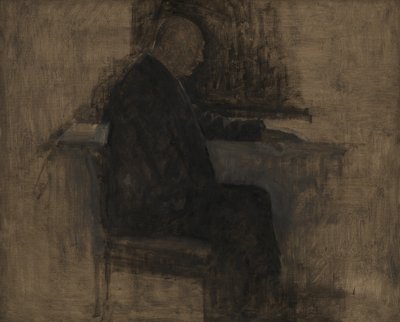 建築家トーヴァルド・ビンデスボル 作： Vilhelm Hammershøi