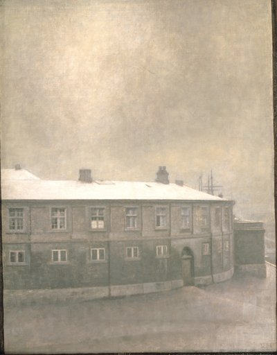 クリスチャンスボー宮殿の翼 作： Vilhelm Hammershøi