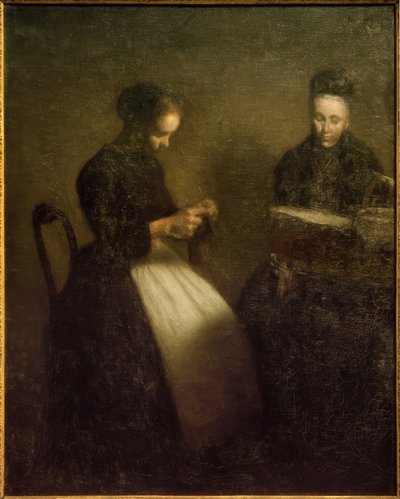 Abendinterieur 作： Vilhelm Hammershoi