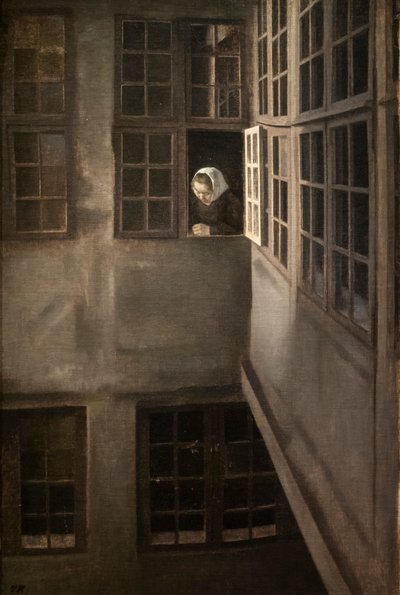 コート、ストランドゲード30 作： Vilhelm Hammershoi