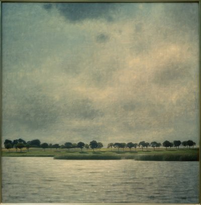 ゲントフテ湖 作： Vilhelm Hammershoi