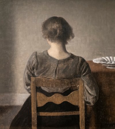 レポとも呼ばれるHvile 作： Vilhelm Hammershoi