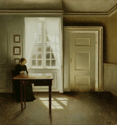 次の芸術家によるアート作品： Vilhelm Hammershoi