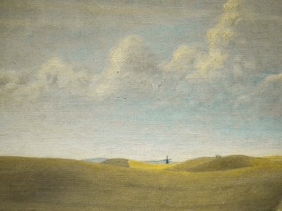 風景（レフスナエの眺め）、詳細 作： Vilhelm Hammershoi