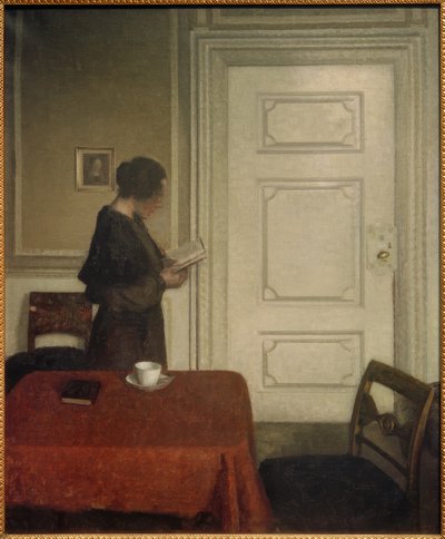 レセンデ・フラウ 作： Vilhelm Hammershoi