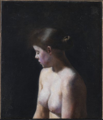 ヌード女性モデル 作： Vilhelm Hammershoi