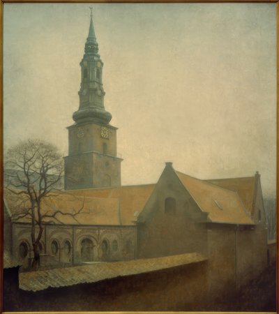 ペトリ教会 作： Vilhelm Hammershoi