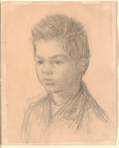 画家の弟、スヴェン・ハンマースホイの肖像 作： Vilhelm Hammershøi
