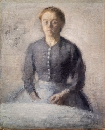 アイダの肖像 作： Vilhelm Hammershoi